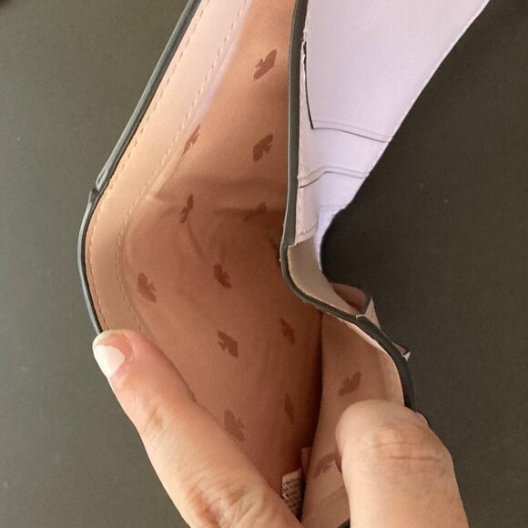 Kate Spade Pink Bifold Wallet Cameron Paper Rose Small L-zip Billfold - Picture 10 of 12